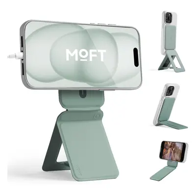 (without Card Slot, Seafoam) Phone Tripod Stand for iPhone Series(Include Metal Ring for All Mod