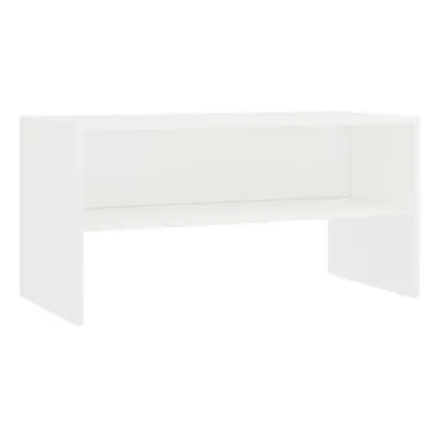 vidaXL TV Cabinet White Engineered Wood TV Stand Sideboard Furniture Unit