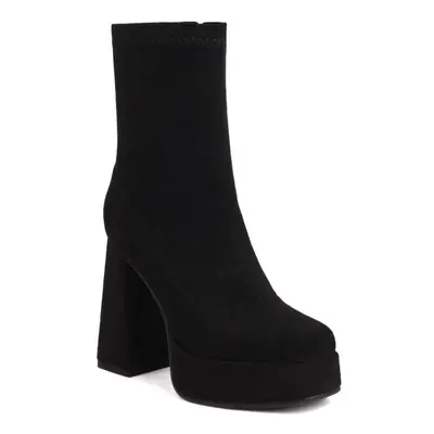 (black olive, 40) 8.women&apos;s High Heeled Short Boots, Sexy European And American Style Water