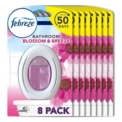 Febreze Bathroom Air Freshener, Odour Eliminator, Blossom & Breeze, Count