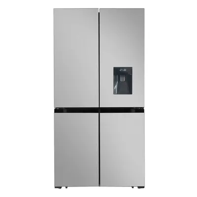 4 Door Fridge Freezer Silver, 490L, Water Dispenser - SIA SXD505IX