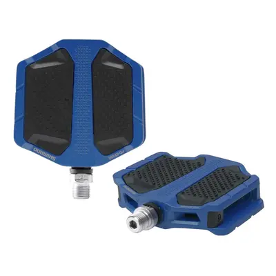 SHIMANO PD- EF205 Everyday Riding Flat Pedal Blue One Size