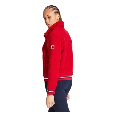 Tommy Hilfiger Women's Sherpa Bomber Scarlet