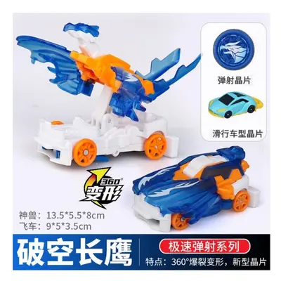 (With box, 14) Explosion Wild Speed Fly Deformation Car Screechers Beast Attack Action