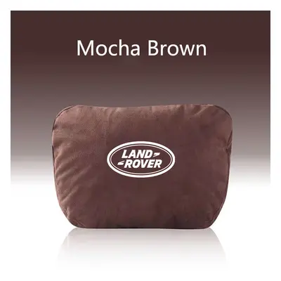 (1PCS mocha brown) Top Quality Car Headrest Neck Support Seat Soft Neck Pillow for Land Rover