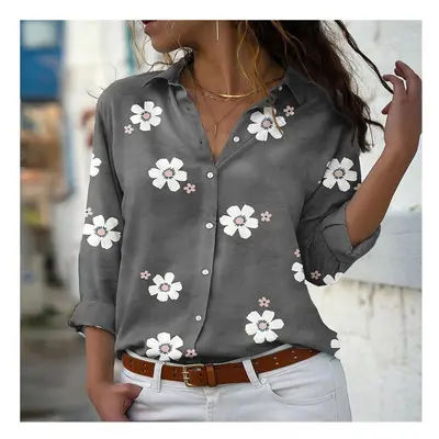 (wsx2841, 5XL) hot style ladies shirts fashionable women's Hawaiian shirts long sleeves outdoor 