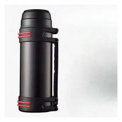 (black,red, 1.6L) Stainless Steel Thermos Pot Outdoor Large-capacity Thermos Cup Men And Women P