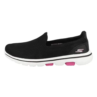 Skechers Women's Go Walk Black/Hot Pink Sneaker W US