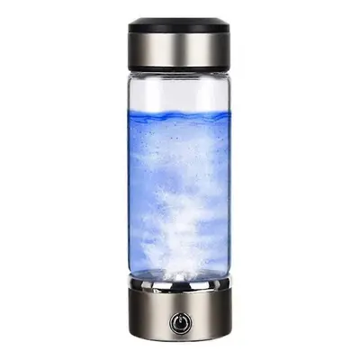 (Grey) Hydrogen Water Bottle, Portable Hydrogen Water Ionizer Machine, Ion Hydrogen Water Cup, H