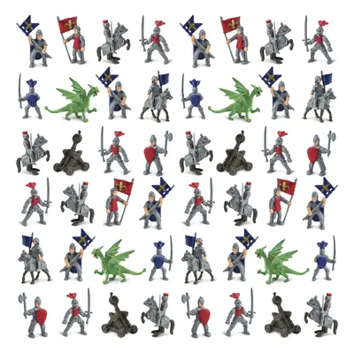 Safari Ltd. Knights & Dragons Bulk Bag - Set Of Miniature Medieval Fantasy Toy Figurines - Piece