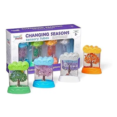 Changing Seasons Sensory Tubes, Sensory Fidget Tubes, Ages 3+, Learning Weather for Kids, Anxiet