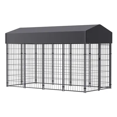 Large Outdoor Dog Kennel Crate: Heavy Duty Pet Pen House