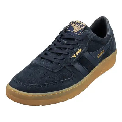 (12) Gola Hawk Mens Casual Trainers in Navy Gum