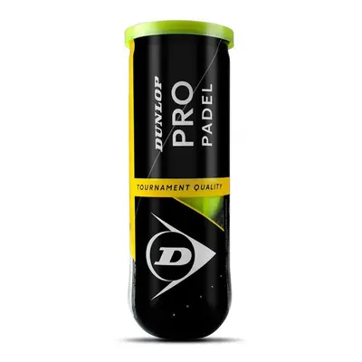 Dunlop Sports Dunlop Pro Padel 3-ball can Yellow