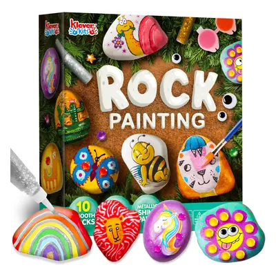 JOYIN Rock Painting Kit for Kids Arts and Crafts for Girls & Boys Ages DIY Supplies for Painting