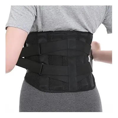 BraceUP Back Support with Lumbar Pad - Back Pain Relief for Men and Women, Lumbar Support Belt f