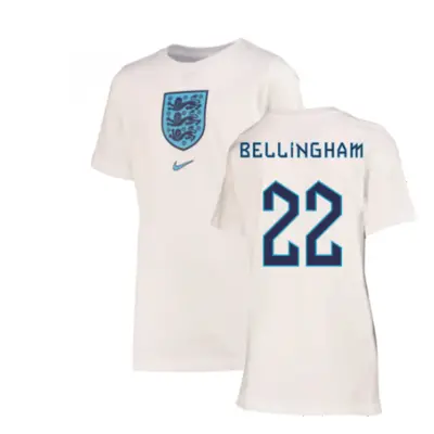 (LB) England Crest Tee (White) - Kids (Bellingham 22)