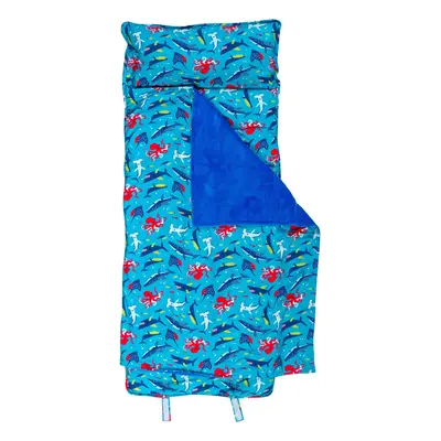 Stephen Joseph All Over Print Nap Mat Blue Shark OS