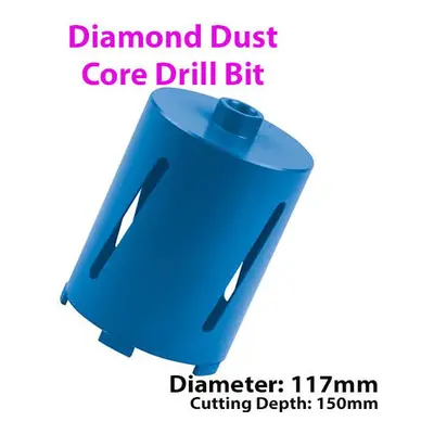 117mm x 150mm Diamond Core Drill Bit Hole Cutter For Brick Wall / Concrete Block