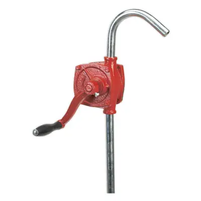 Steel Rotary Pump for 205L Oil Drums - 2" BSP Adaptor - 0.2L Per Revolution