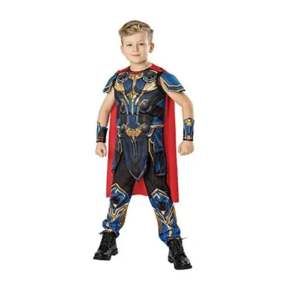 Rubies Official Marvel Thor: Love and Thunder Thor Deluxe Child Costume, Kids Fancy Dress, Age y