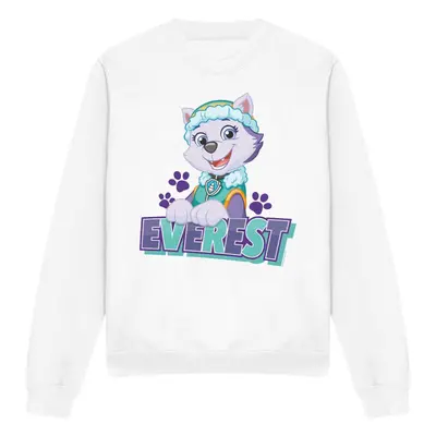 (S, White) Paw Patrol Unisex Adult Everest Sweatshirt