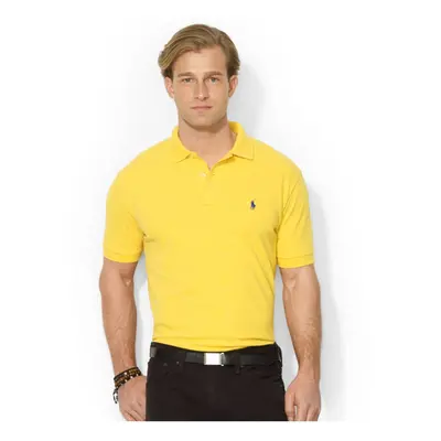 Polo Ralph Lauren Mens Basic Mesh Short Sleeve Polo Empire Yellow XX