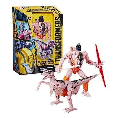 Transformers Buzzworthy Bumblebee Heroic Maximal Dinobot Action Figure