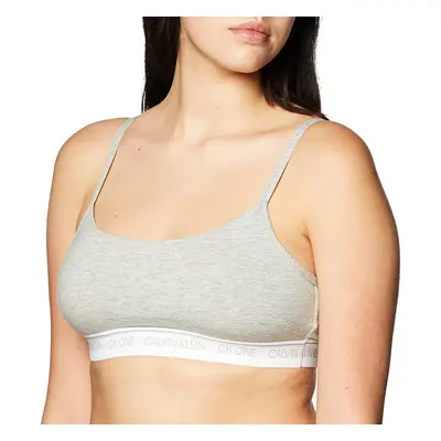 Calvin Klein Women's Ck One Cotton Unlined Bralette Grey Heather