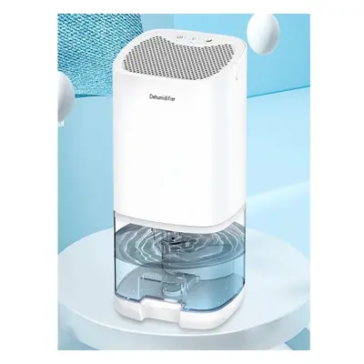 (white, EU Plug) 1000ml Portable Dehumidifier Moisture Absorbers Air Dryer Quiet Air Dehumidifie