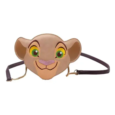 Lion King Shoulder Bag Nala Face Shaped new Womens Official Disney Brown