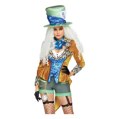 (XS (34)) Luxury eccentric hat maker costume for women