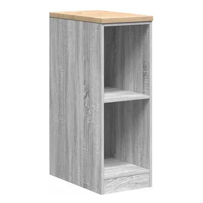 (grey sonoma, x x cm/ pcs) vidaXL Garage Storage Cabinet Solid Wood Pine cabinet