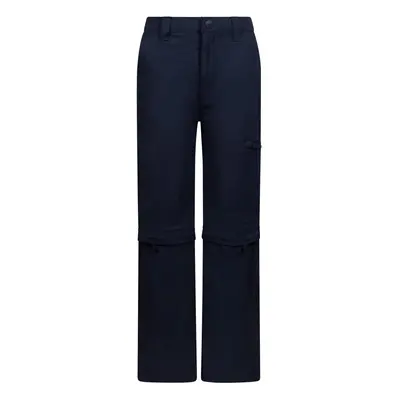 (7-8 Years, Navy) Trespass Kids Convertible Walking Trousers Elphin