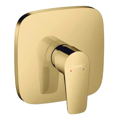 hansgrohe Talis E Shower Mixer Tap Flush-Mounted Polished Gold Optic