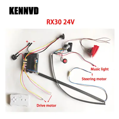 (24V RX30 C) Self-Made High-Power Children Electric Ride on Baby Car Switch Remote Control Contr