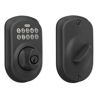 SCHLAGE BE365 PLY Keypad Electronic Deadbolt Matte Black