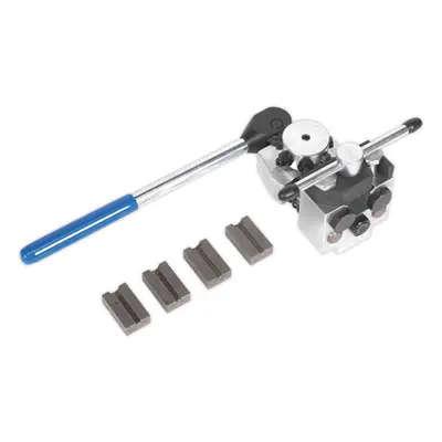 Turret Type Brake Pipe Flaring Kit With Dies & Clamp Blocks - Cam-Action Body