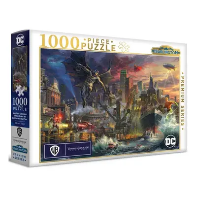 Justice League Showdown at Gotham City Pier Puzzle 1000pcs