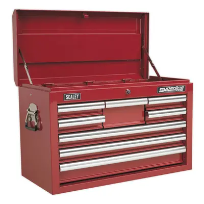 660 x x 430mm RED Drawer Topchest Tool Chest Lockable Storage Unit Cabinet