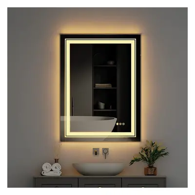 (Rectangle(600x800mm)) LUVODI LED Bathroom Vanity Mirror Wall Mounted