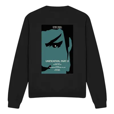 (S, Black) Star Trek Unisex Adult The Next Generation Season Episode Sweatshirt