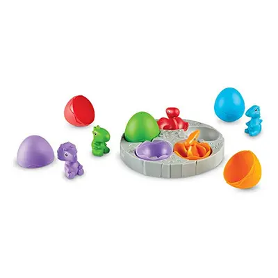 LER6807 Babysaurs Sorting Set, Dino, Counting & Sorting Toy, Ages mos+