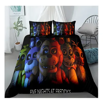 (Style 06, Double) Five nights at freddy's Bedding Single Double Duvet Cover SET