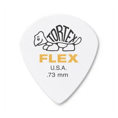 Jim Dunlop Tortex Flex Jazz III 73mm White Guitar Picks (468R.73)