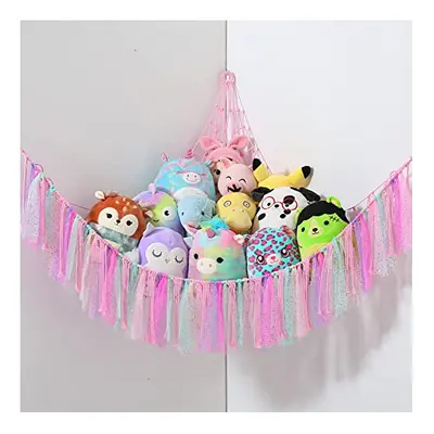 Toy Hammock For Stuffed Animals Teddy Hammock Macrame Boho Teddy Bear Storage Hammock Plush Toy 