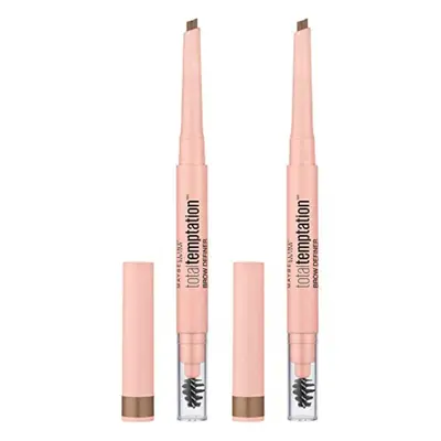 Maybelline Total Temptation Eyebrow Definer Pencil, Blonde, count