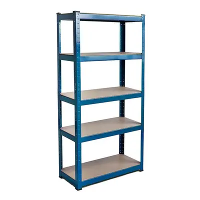 (Blue) Tier Garage Storage Rack Adjustable Shelving Unit