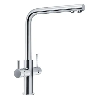 Kitchen Sink tap with a Fixed spout from Franke Neptune Style Clear Water - Chrome - 115.0370.68