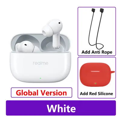 (GL White n Red) New Realme Buds T300 True Wireless Earphone 30dB Active Noise Cancelling